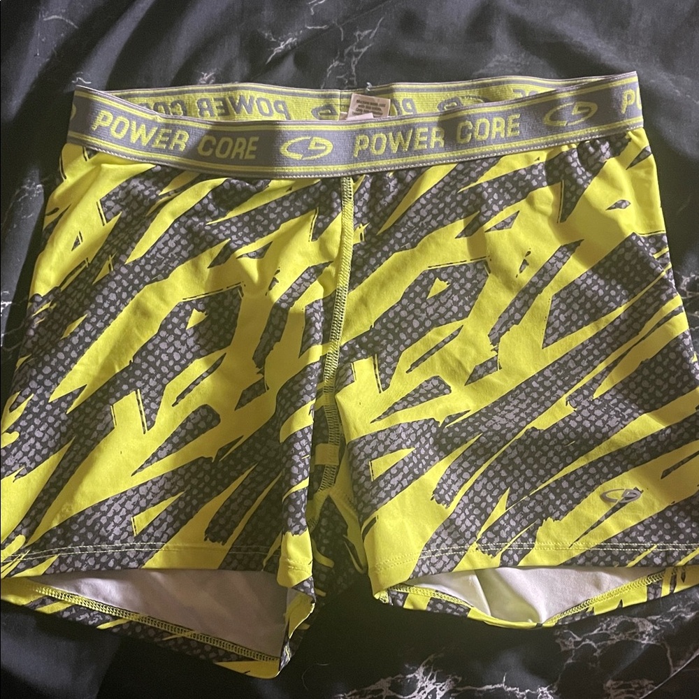 C9 by Champion Yellow and Black Athletic Shorts